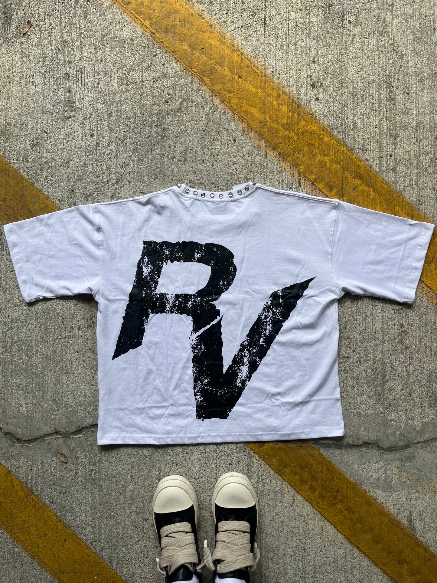 White “Rich Sex Experience” tee