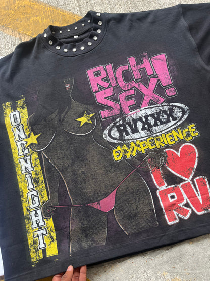 Black “Rich Sex Experience” Tee